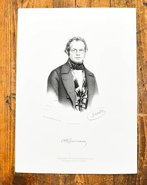 Bild des Verkufers fr Lithographie-Portrait von Schertle. C. W. Wippermann. zum Verkauf von Antiquariat Thomas Rezek