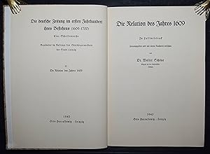 Die Relation des Jahres 1609. In Faksimiledruck herausgegeben und mit einem Nachwort versehen.