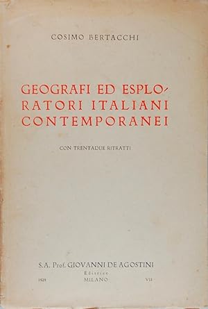 Geografi ed Esploratori italiani contemporanei
