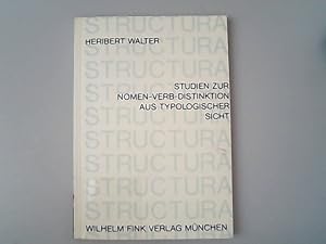 Bild des Verkufers fr Studien zur Nomen-Verb-Distinktion aus typologischer Sicht. Structura ; Bd. 13 zum Verkauf von Antiquariat Bookfarm