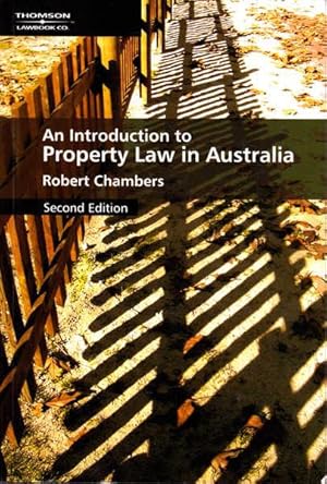 Imagen del vendedor de An Introduction to Property Law in Australia: Second Edition a la venta por Goulds Book Arcade, Sydney