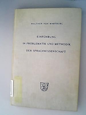 Imagen del vendedor de Einfuhrung in Problematik und Methodik der Sprachwissenschaft. a la venta por Antiquariat Bookfarm