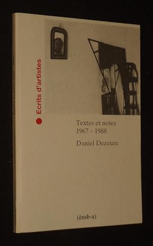 Imagen del vendedor de Textes et notes, 1967-1988 a la venta por Abraxas-libris