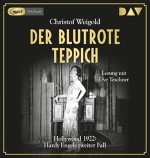 Seller image for Der blutrote Teppich. Hollywood 1922: Hardy Engels zweiter Fall, 2 Audio-CD, 2 MP3 : Lesung mit Uve Teschner (2 mp3-CDs), Lesung. MP3 Format for sale by AHA-BUCH GmbH