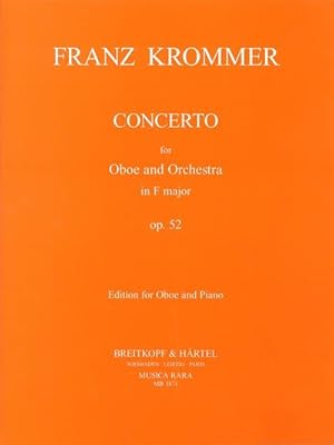 Bild des Verkufers fr Konzert F-Dur op.52fr Oboe und Orchester : fr Oboe und Klavier zum Verkauf von AHA-BUCH GmbH