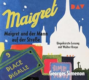 Seller image for Maigret und der Mann auf der Strae, 2 Audio-CDs : Flle 76, 81, 82, 95. Ungekrzte Lesung mit Walter Kreye (2 CDs) for sale by AHA-BUCH GmbH