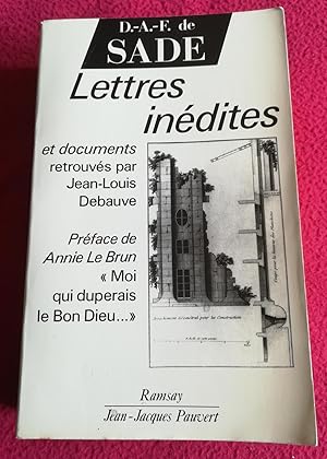 Image du vendeur pour LETTRES INEDITES ET DOCUMENTS mis en vente par LE BOUQUINISTE