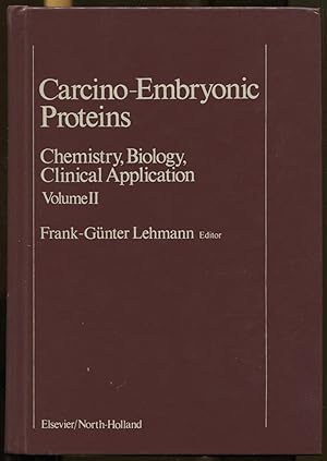 Bild des Verkufers fr Carcino-Embryonic Proteins: Chemistry, Biology, Clinical Applications: Volume II zum Verkauf von Antikvariat Valentinska