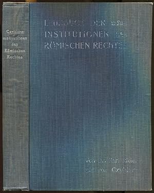 Lehrbuch der Institutionen des römischen Rechtes. fünfte und sechste, verbesserte Auflage (Doppel...