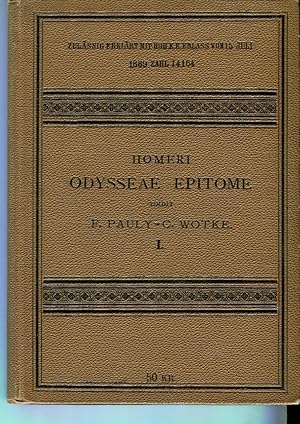 Homeri Odysseae epitome in usum scholarum. Pars prior [= Bibliotheca scriptorum graecorum et roma...