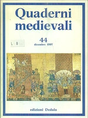 Bild des Verkufers fr Quaderni medievali 44/dicembre 1997 zum Verkauf von Librodifaccia