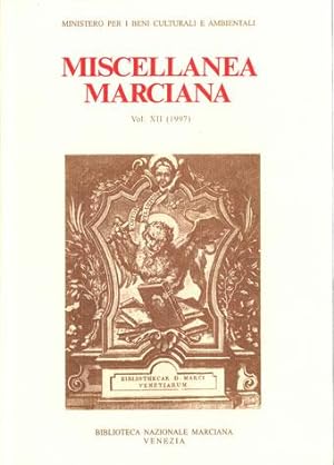 Miscellanea Marciana vol. XII (1997)