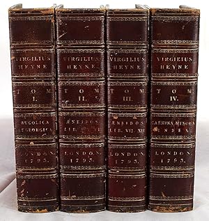 Seller image for P. Virgilii Maronis Opera : Varietate Lectionis Et Perpetua Adnotatione Illustrata; Accedit Index Uberrimus (4 volume set) for sale by Sequitur Books