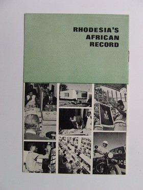 Immagine del venditore per Rhodesia's African Record venduto da Kennys Bookstore