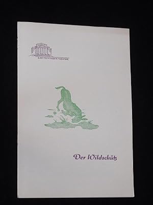 Immagine del venditore per Programmheft 23 Das Meininger Theater 1960/61. DER WILDSCHTZ von Lortzing. Musikal. Ltg.: Hans-Joachim Schwiezke, Regie: Hermann Kircher, Bhnenbild: Rolf-Christoph Ullmann, Kostme: Edith Mai/ Walter Flomann. Mit Dietrich Adel, Margarethe Baeger-Helmert, Rudi Hintersdorf, Eleonore Maria Koch, Hannelore Khler, Joachim Stolze venduto da Fast alles Theater! Antiquariat fr die darstellenden Knste