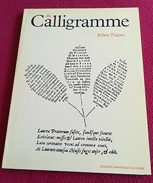 Seller image for DU CALLIGRAMME for sale by LE BOUQUINISTE
