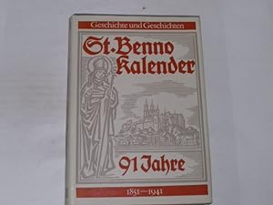 Bild des Verkufers fr St. Benno Kalender. 91 Jahre. 1851-1941 zum Verkauf von Der-Philo-soph