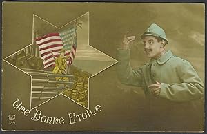 "Une Bonne Etoile", postcard from French Base hospital WWI