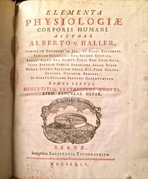 Elementa physiologiae corporis humani.