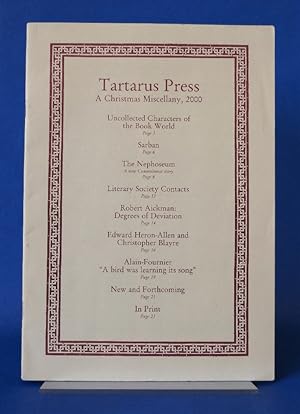 Bild des Verkufers fr Tartarus Press: A Christmas Miscellany, 2000 zum Verkauf von The Book Bin