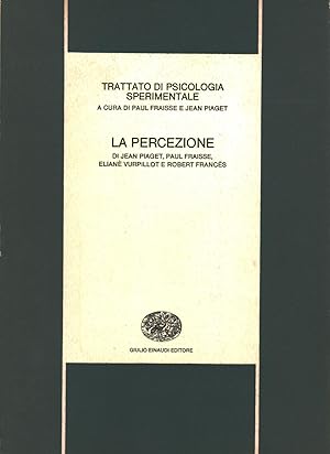 Seller image for La percezione for sale by Di Mano in Mano Soc. Coop