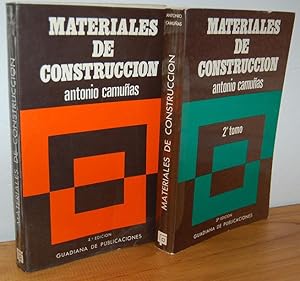 Imagen del vendedor de MATERIALES DE CONSTRUCCIN (2 Vol.) a la venta por EL RINCN ESCRITO