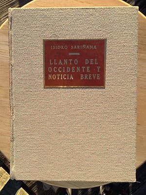 Llanto del Occidente y Noticia Breve (Edicion facsimilar de las impresiones hechas en 1666 y 1668)