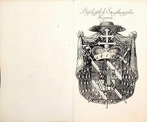 STRASSBURG, ROHAN - Bischöfflich Straßburgisches Wappen. (aus: Weigel: Durchlauchtigten Welt neu-...