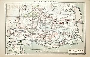 WILHELMSHAVEN, Stadtplan, Maßstab 1:15 0000