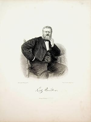 Bild des Verkufers fr REUTER, Fritz Reuter (1810-1874), niederdeutscher Schriftsteller zum Verkauf von ANTIQUARIAT.WIEN Fine Books & Prints