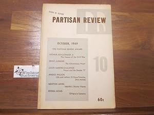 Bild des Verkufers fr Partisan Review, October 1949: Volume XVI, Number 10 zum Verkauf von Antiquariat im Kaiserviertel | Wimbauer Buchversand