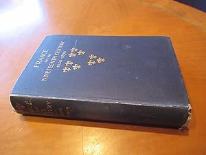 France In The Nineteenth Century 1830-1890 (Inscribed By The Author To Her Sister Ariana R W Curt...