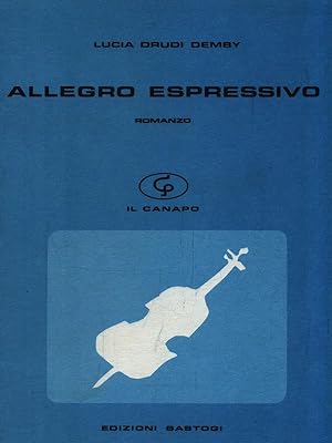 Bild des Verkufers fr Allegro espressivo zum Verkauf von Librodifaccia