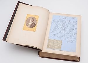 [Autograph Letter and Signed Photographic Portrait.] Mycenæ. A Narrative of Researches and Discov...