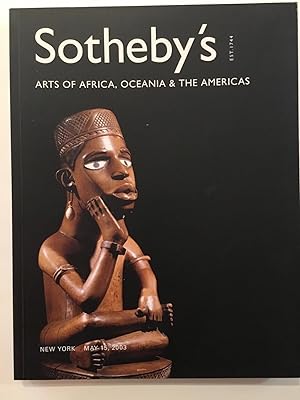 Arts of Africa, Oceania & the Americas : auction, New York, Thursday, May 15, 2003 at 10.15 am & ...