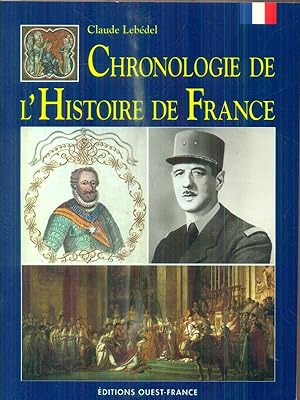 Bild des Verkufers fr Chronologie de l'histoire de France zum Verkauf von Librodifaccia