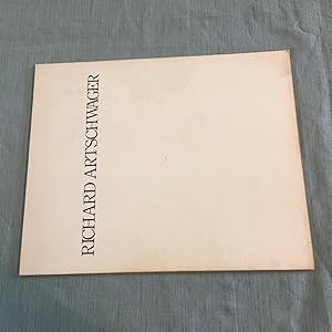 Immagine del venditore per Richard Artschwager: New Works venduto da Joe Maynard