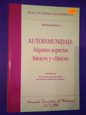 Imagen del vendedor de Autoinmunidad: Algunos aspectos bsicos y clnicos a la venta por Librera LiberActio