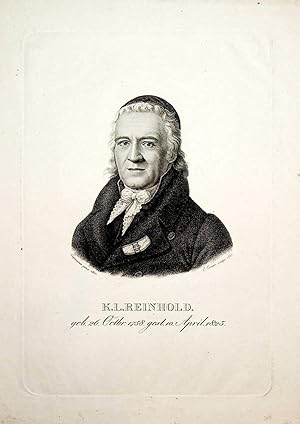 Bild des Verkufers fr REINHOLD, Carl Leonhard Reinhold (1757-1823), Philosoph zum Verkauf von ANTIQUARIAT.WIEN Fine Books & Prints
