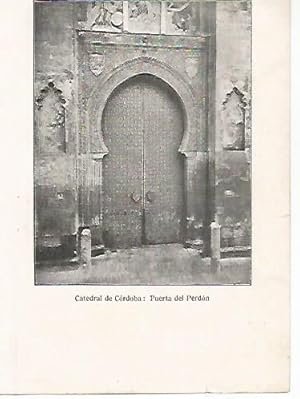 Bild des Verkufers fr LAMINA 13780: Puerta del Perdon de la Catedral de Cordoba zum Verkauf von EL BOLETIN