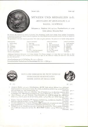 MÜNZEN UND MEDAILLEN A.G. - Monnaies et Médailles S.A . Année Complète De Janvier 1969 à Décembre...