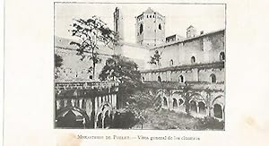 Bild des Verkufers fr LAMINA 13838: Claustros del Monasterio de Poblet zum Verkauf von EL BOLETIN