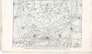 Bild des Verkufers fr LAMINA 13824: Fragmento de Atlas catalan del siglo XV zum Verkauf von EL BOLETIN