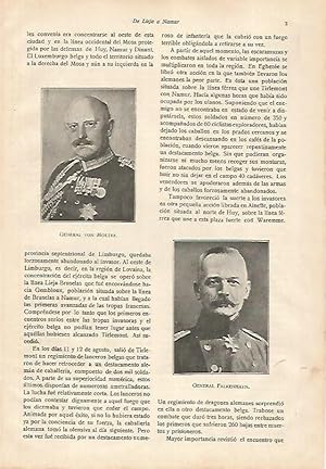 Seller image for LAMINA 13589: El General Von Moltke y el General Falkenhayn for sale by EL BOLETIN