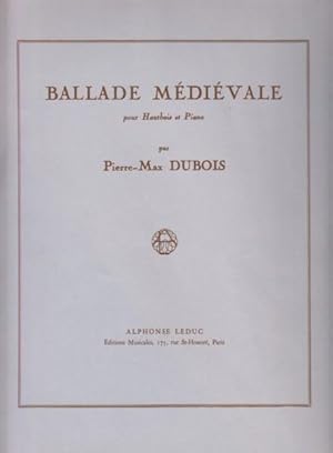 Imagen del vendedor de Ballade Mdivale for Oboe and Piano a la venta por Hancock & Monks Music