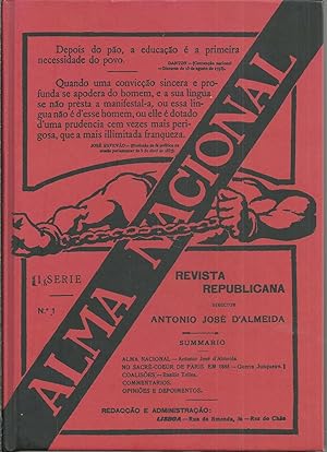 ALMA NACIONAL: Eevista Republicana publicada entre 10 de Fevereiro e 29 de Setembro de 1910