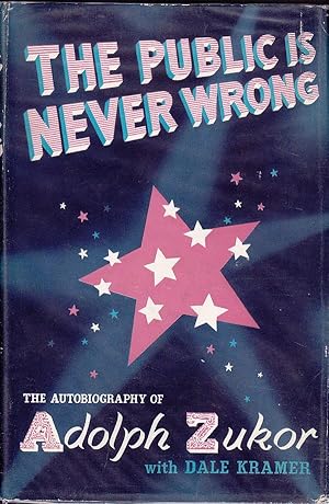 Seller image for The Public is Never Wrong for sale by Badger Books
