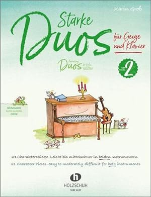 Bild des Verkufers fr Starke Duos 2 - fr Geige und Klavier : 21 Charakterstcke - Leicht bis mittelschwer in beiden Instrumenten zum Verkauf von AHA-BUCH GmbH
