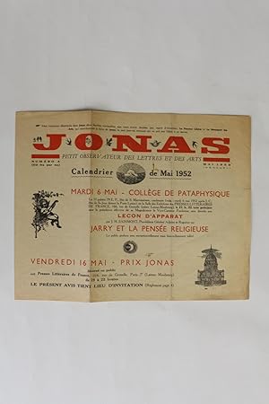 Jonas : petit observateur des lettres et des arts, N°4