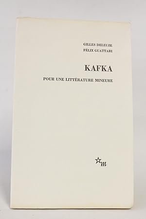 Bild des Verkufers fr Kafka pour une littrature mineure zum Verkauf von Librairie Le Feu Follet